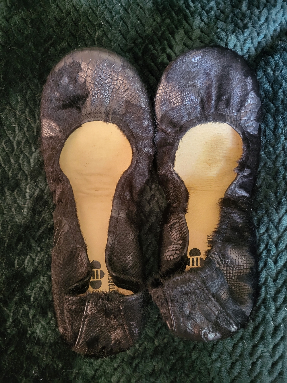 Storehouse Flats Size 7, Hair On Hide Onyx